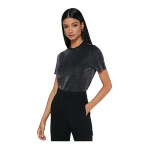 Ted Baker Elyas Black Shimmer Top Small